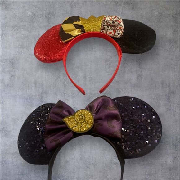 Disney 100th Anniversary Villains 4 Piece Ear Headband Set - Picture 2 of 16